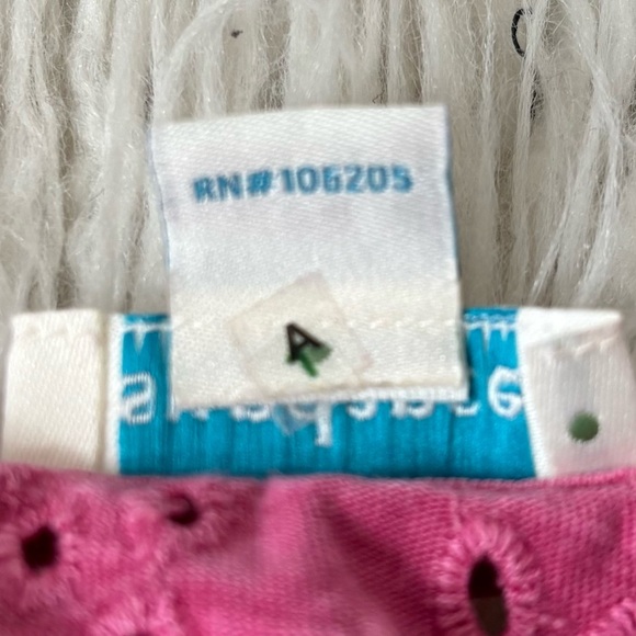 Sundance Pink All About Eyelet Embroidered Scoop Neck Short Sleeve T-Shirt EUC S - Picture 7 of 9